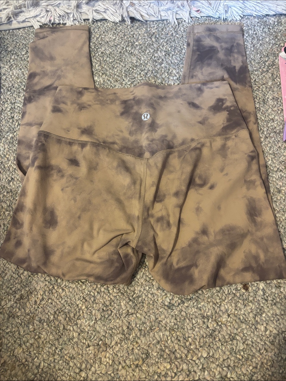 lululemon  Brown Tie-Dye Leggings
